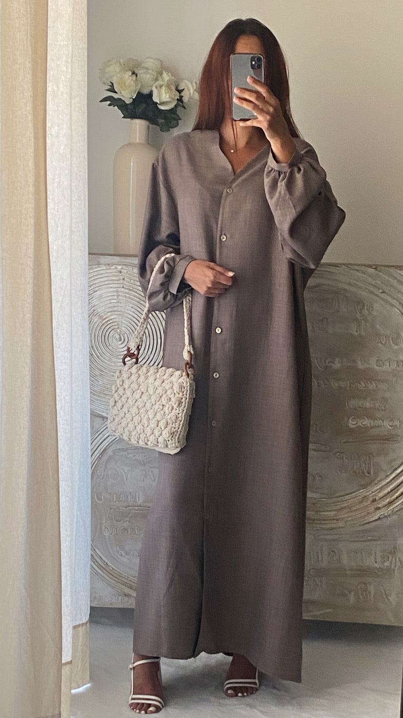 Robe Yasmine taupe