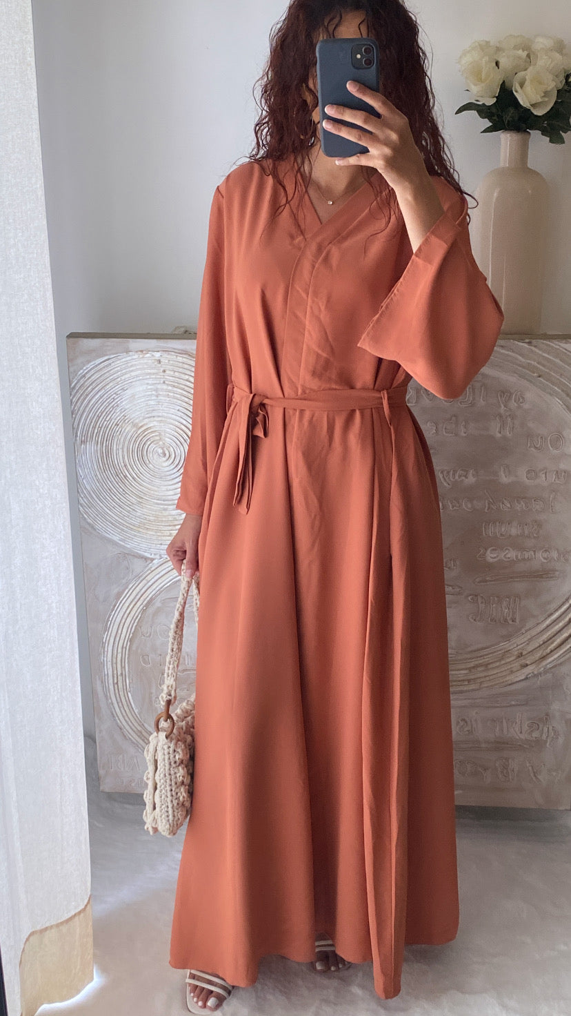 Abaya FARAH terracotta