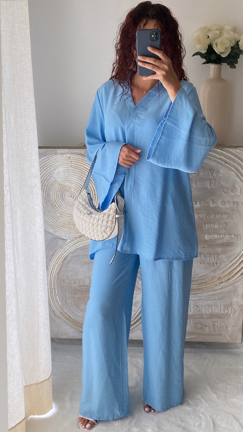 Ensemble SIENNA bleu ciel