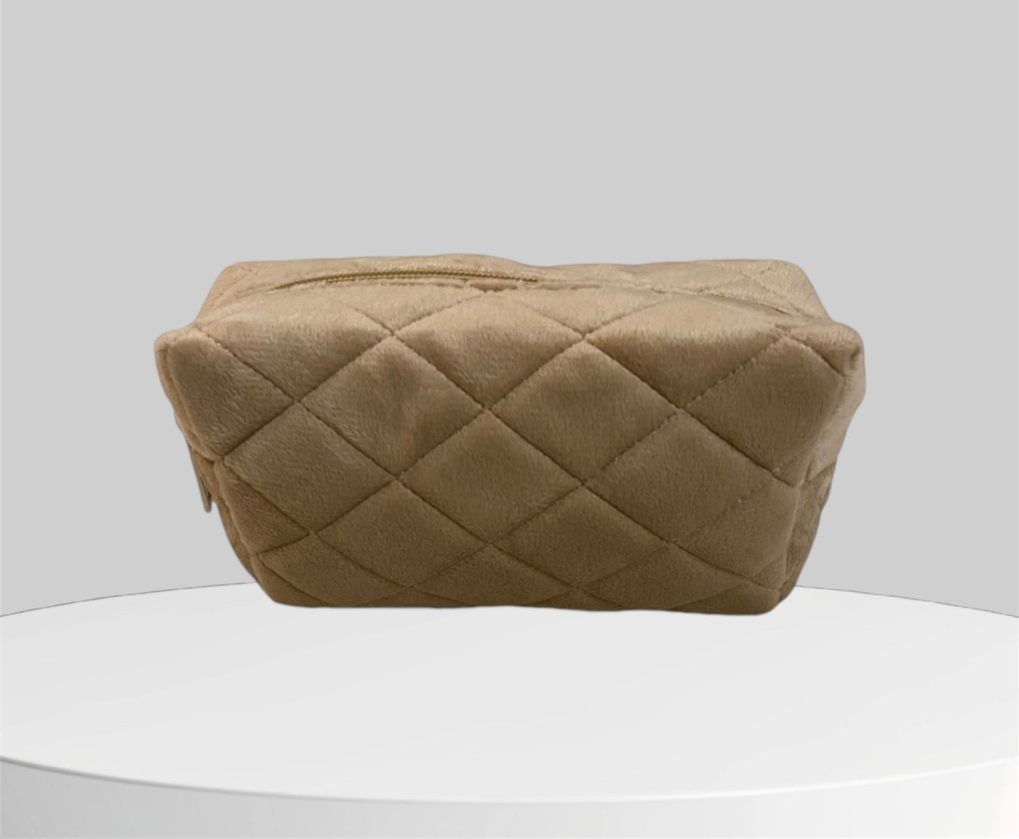 Trousse à maquillage taupe
