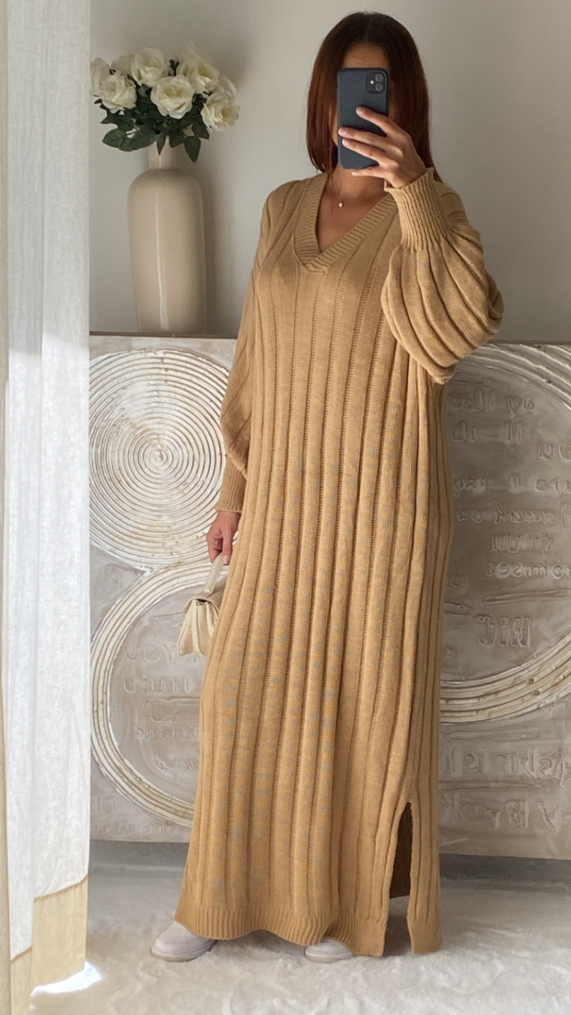 Robe pull Melissa camel