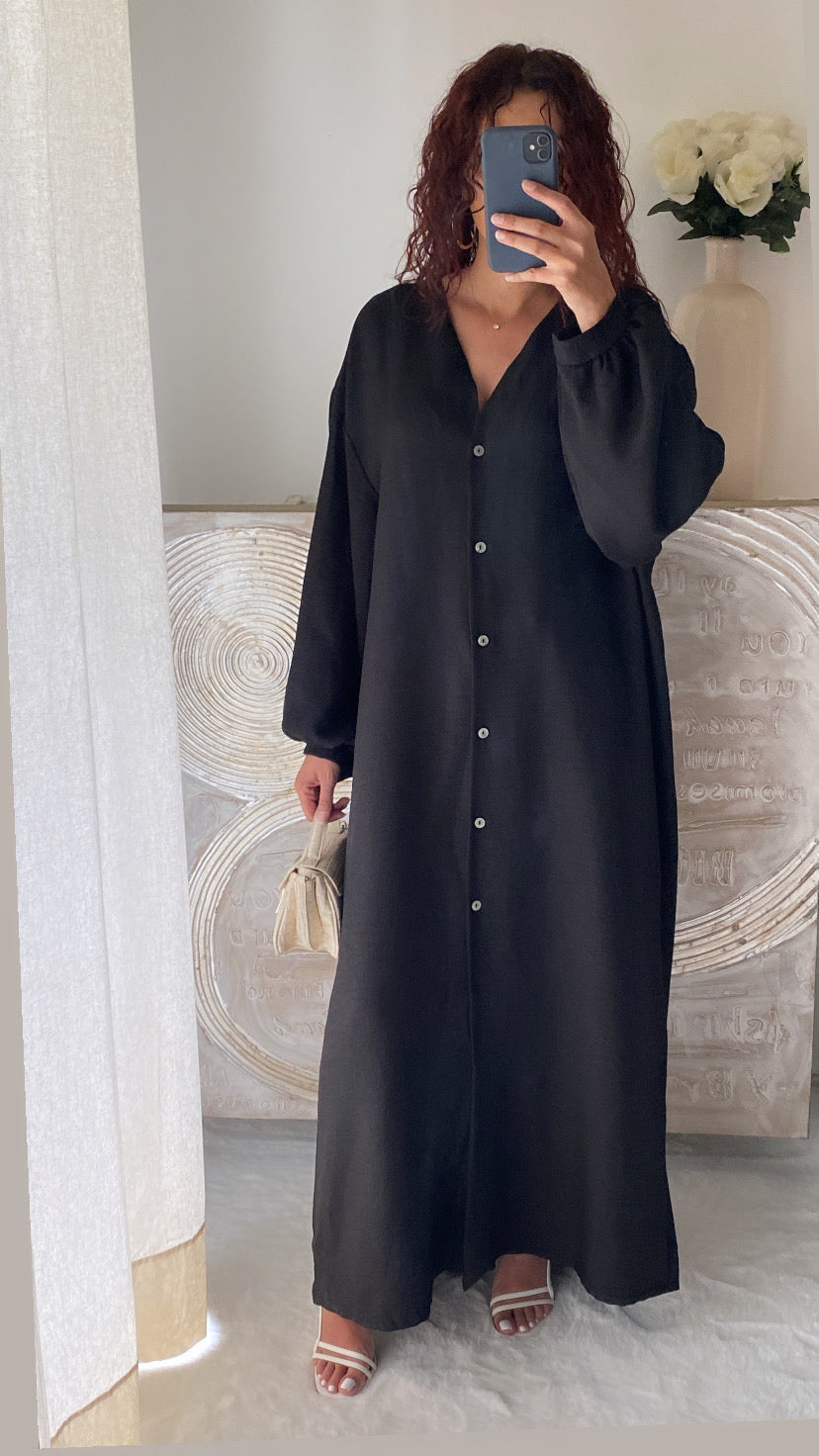Robe YASMINE noire