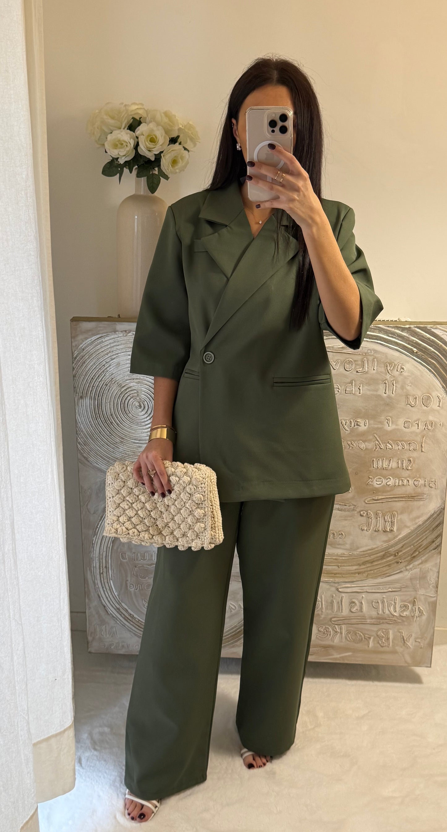 Ensemble Paris kaki