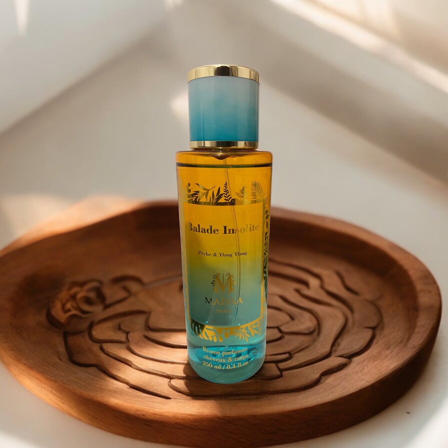 Brume parfumée MAISSA Balade Insolite Pêche et Ylang Ylang