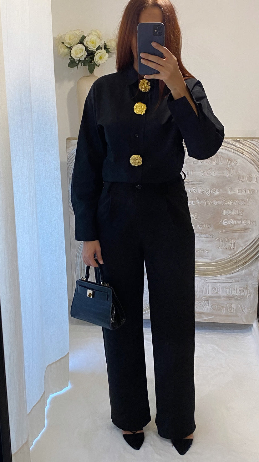 Pantalon épais Lara noir