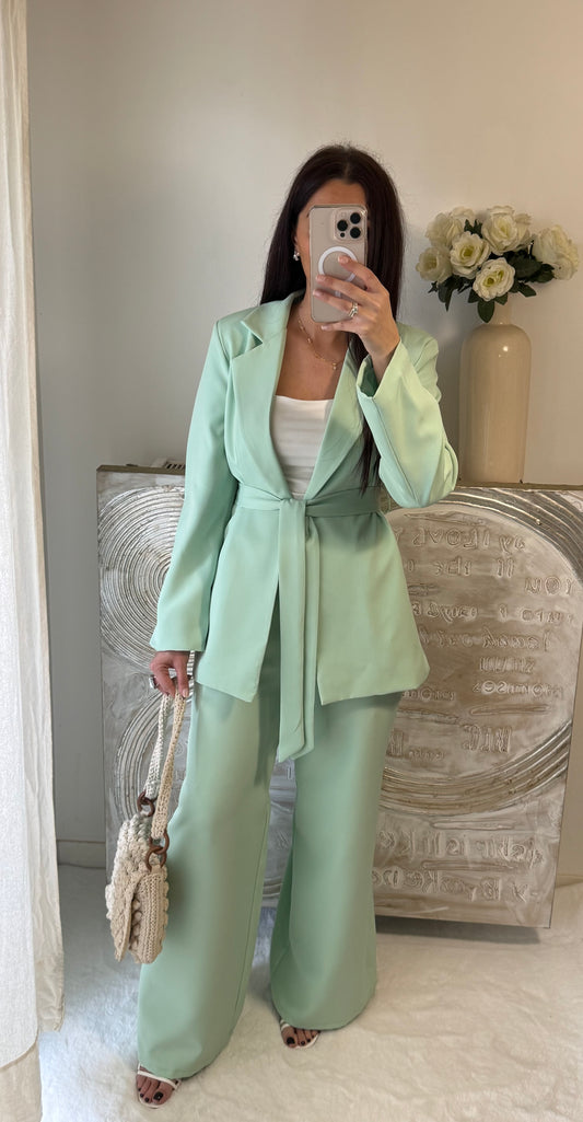 Ensemble Zohra vert d'eau