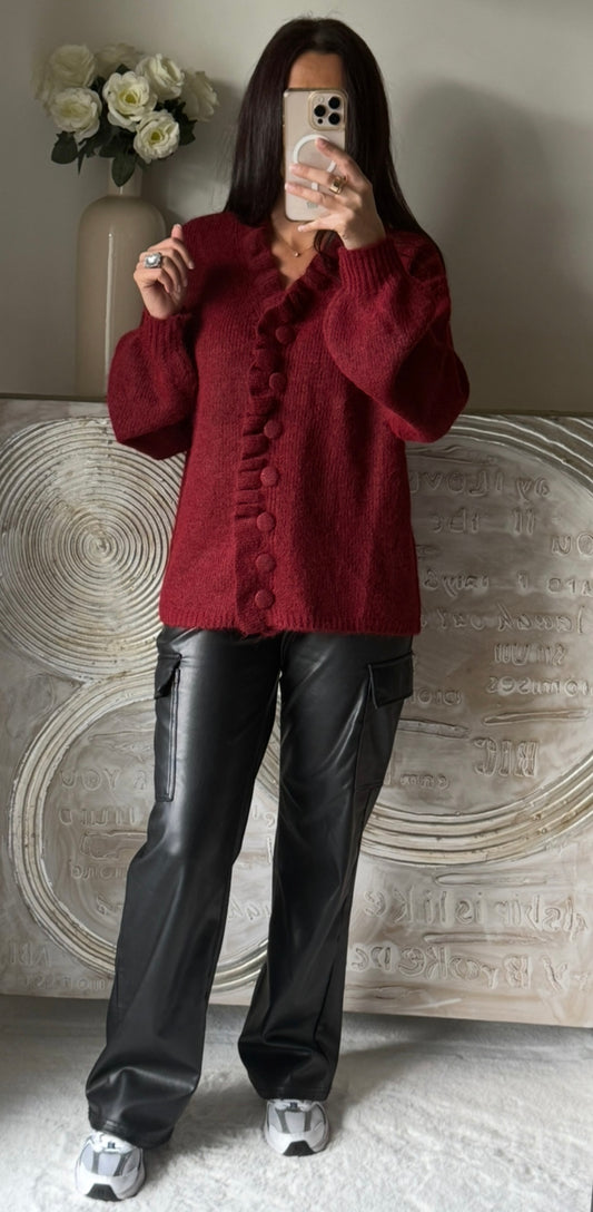 Gilet Sofia bordeaux