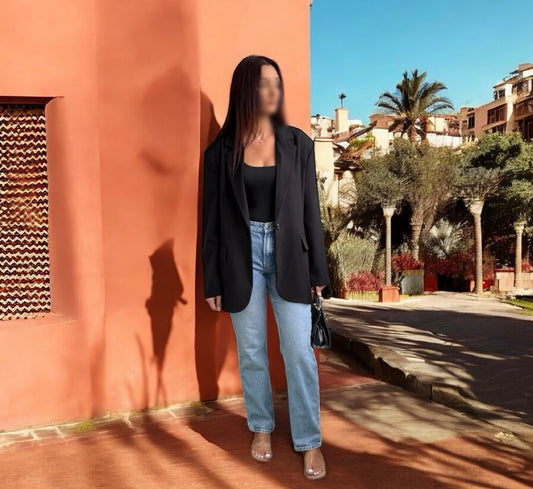 Blazer oversize noir